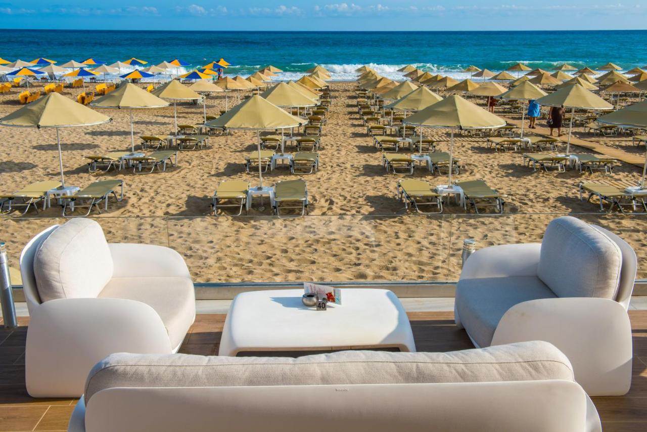 Odyssia Beach Hotel Rethymno Exteriör bild