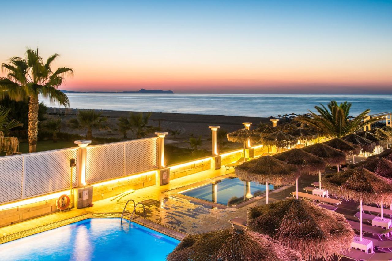 Odyssia Beach Hotel Rethymno Exteriör bild