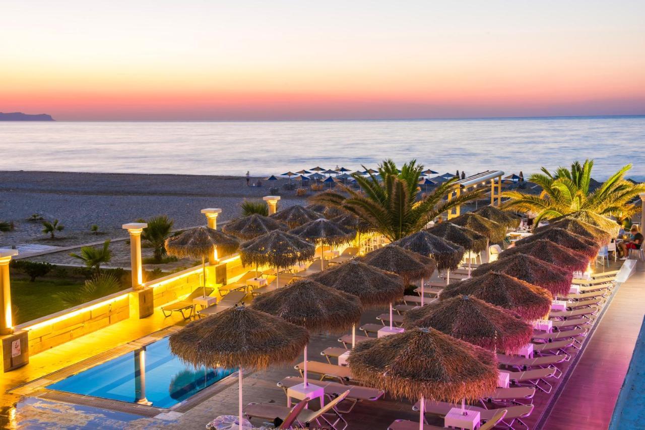 Odyssia Beach Hotel Rethymno Exteriör bild